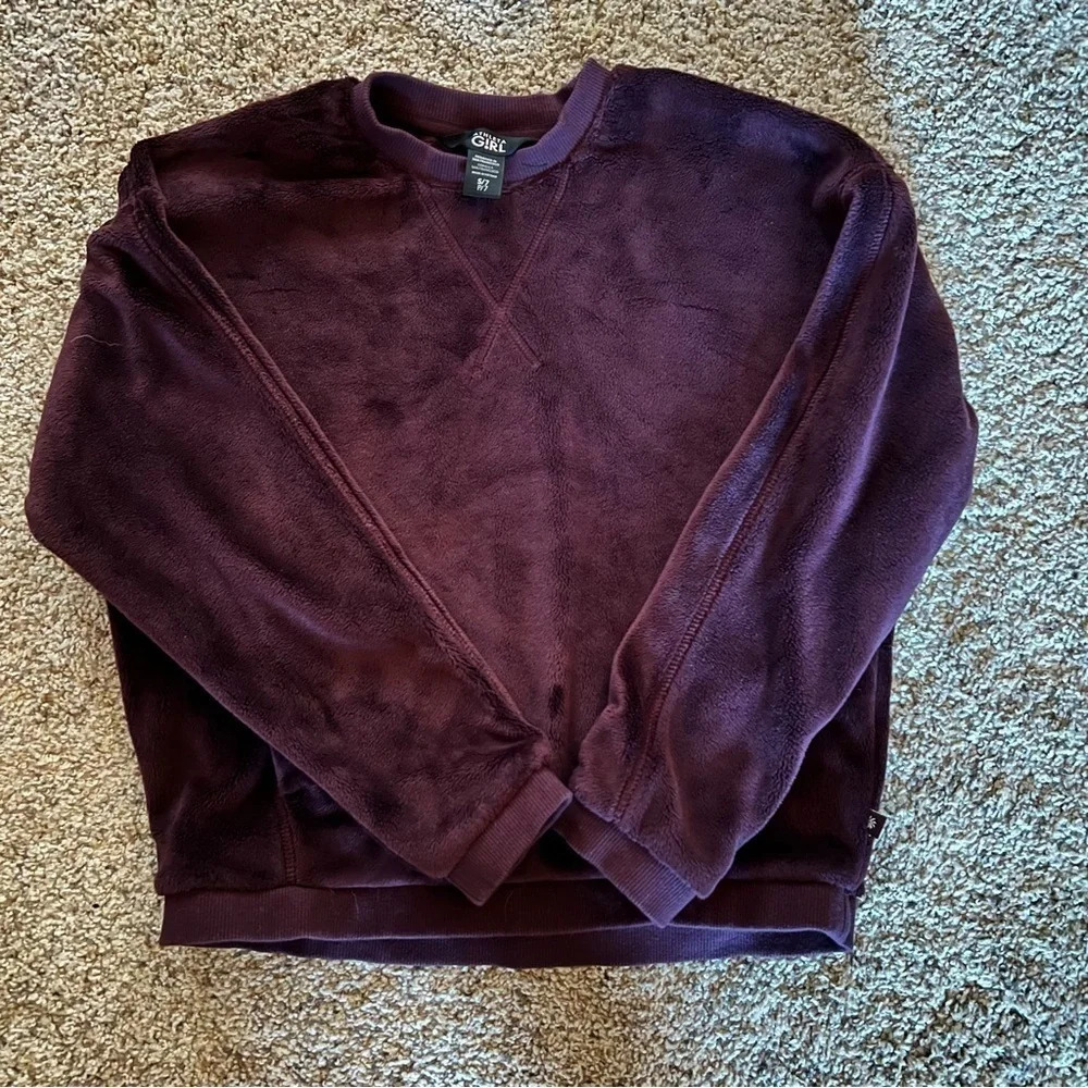 Athleta Girl Feelin’ Great 2.0 Sweatshirt, Girls Size Small (7) - Picture 3 of 7